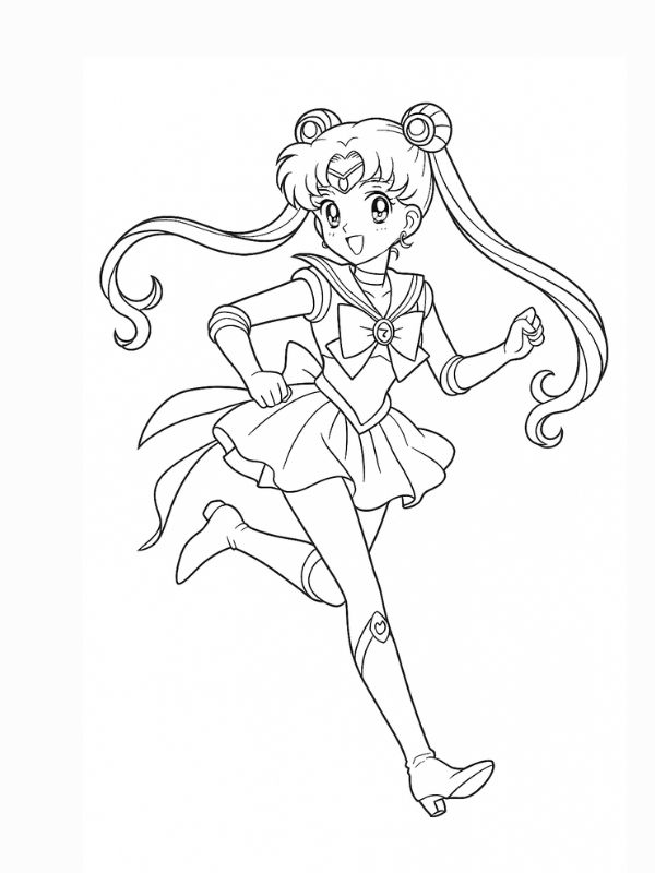 tô màu thủy thủ mặt trăng 4