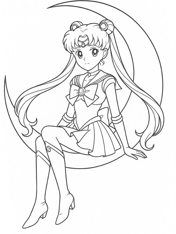 tô màu thủy thủ mặt trăng 8