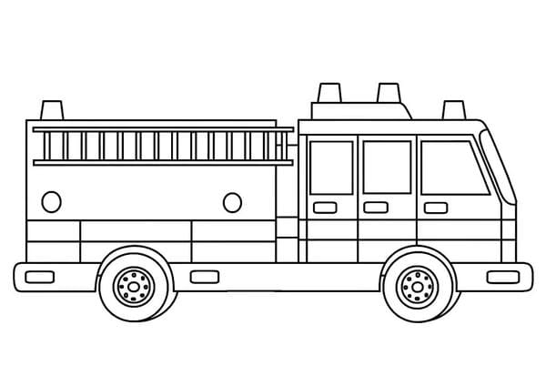 tô màu xe cứu hỏa 14
