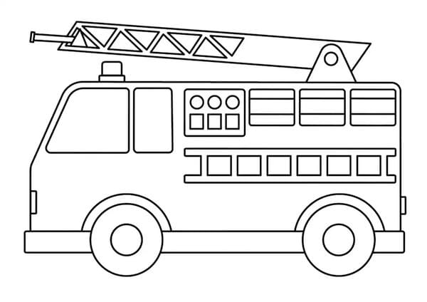 tô màu xe cứu hỏa 16