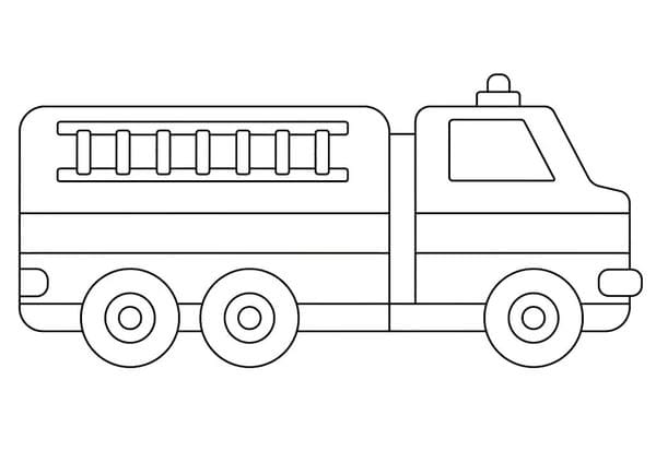 tô màu xe cứu hỏa 17