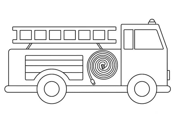 tô màu xe cứu hỏa 18