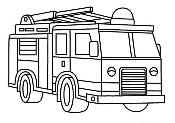 tô màu xe cứu hỏa 19
