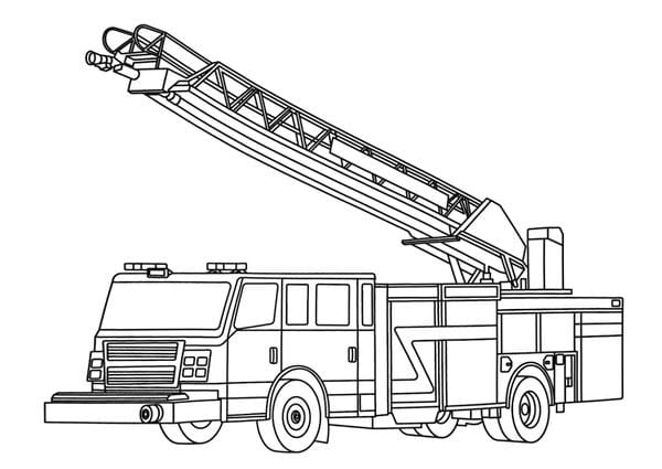 tô màu xe cứu hỏa 21