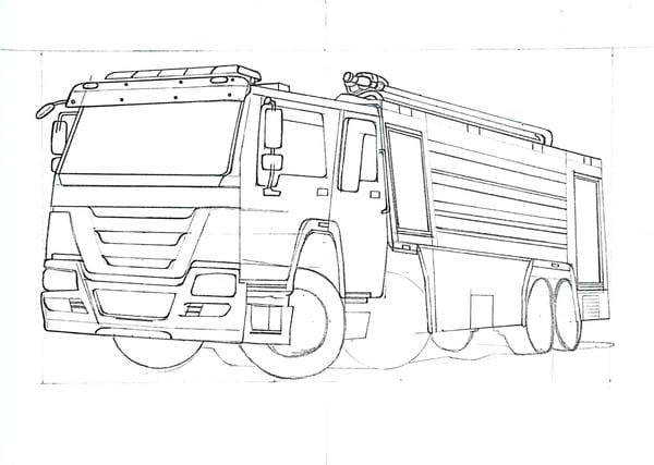 tô màu xe cứu hỏa 37