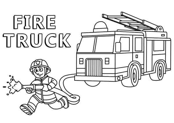 tô màu xe cứu hỏa 4