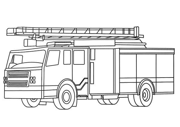tô màu xe cứu hỏa 7