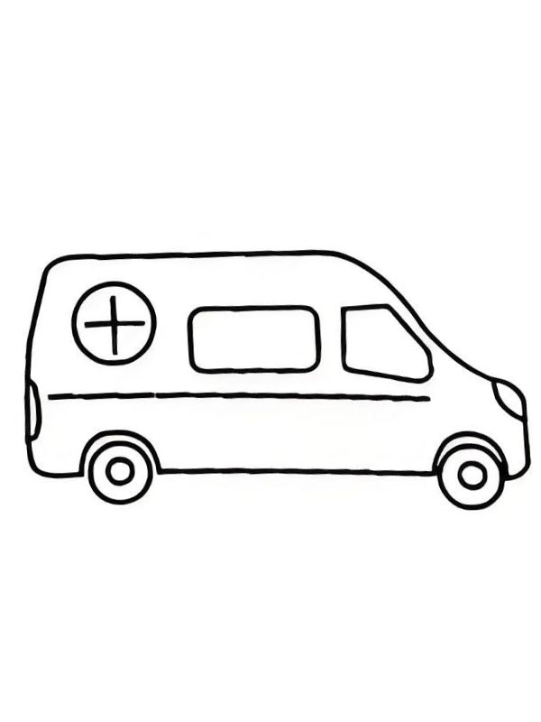tô màu xe cứu thương 19