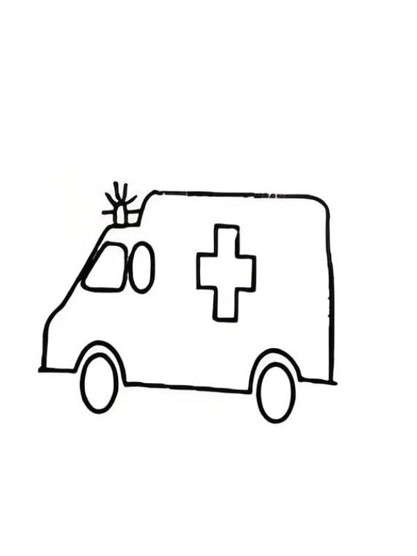 tô màu xe cứu thương 21