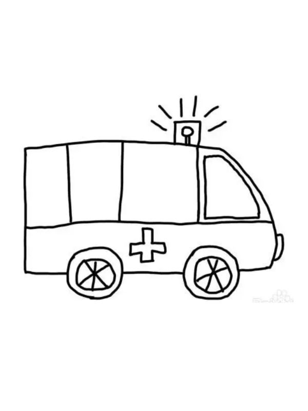 tô màu xe cứu thương 31