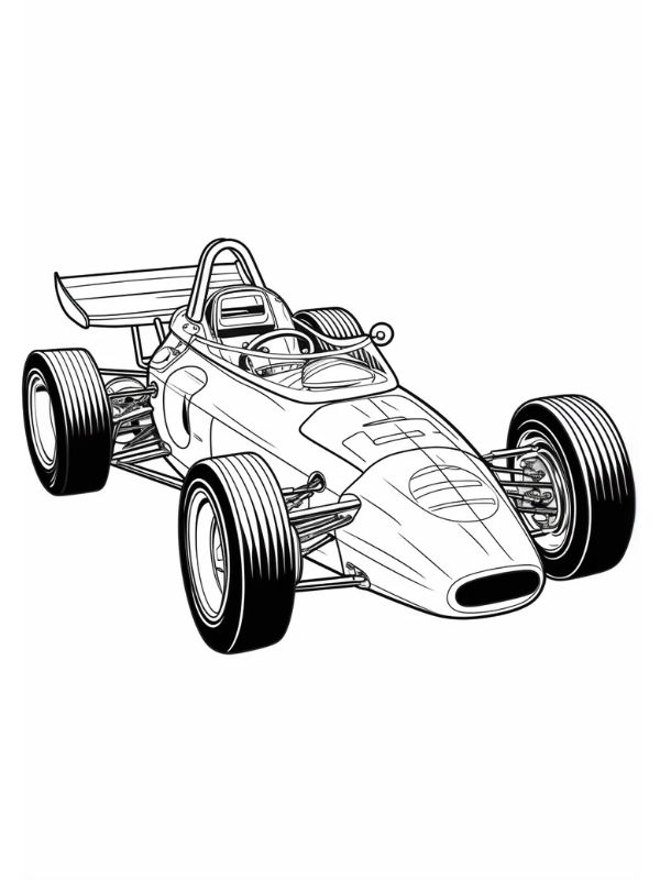 tô màu xe đua 20