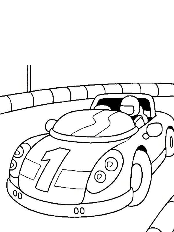 tô màu xe đua 25