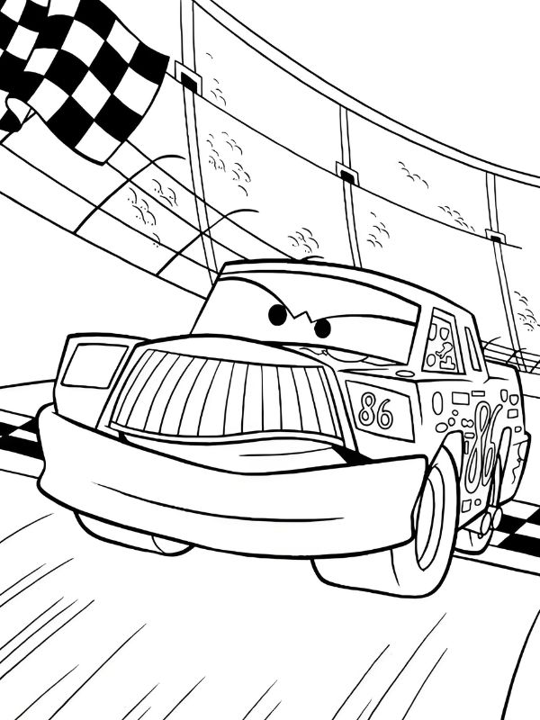 tô màu xe ô tô đua