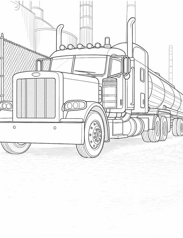 tô màu xe tải 10