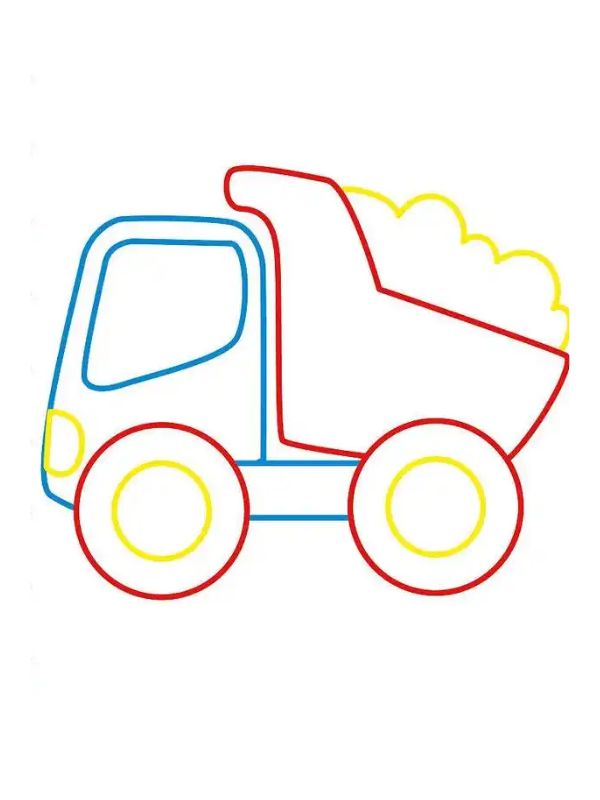tô màu xe tải 11