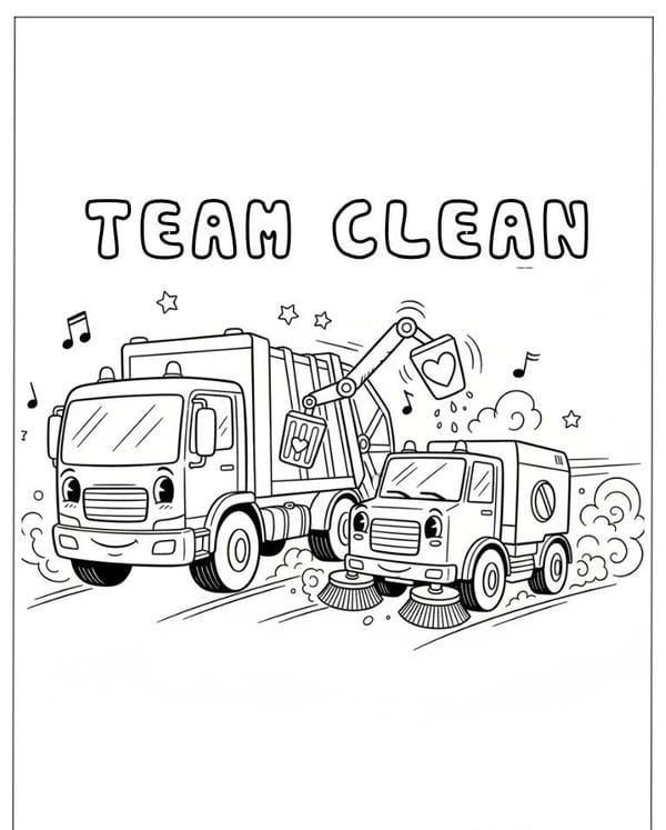 tô màu xe tải 13