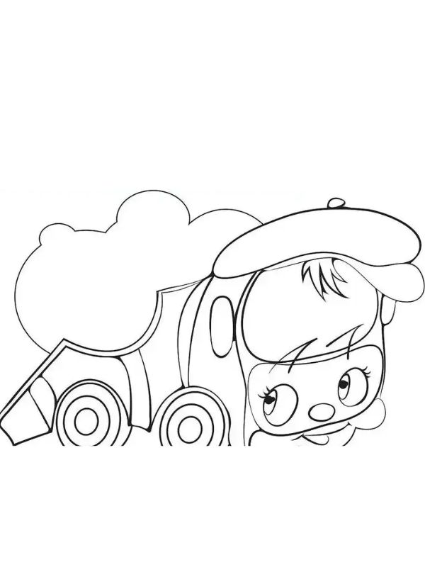 tô màu xe tải 15