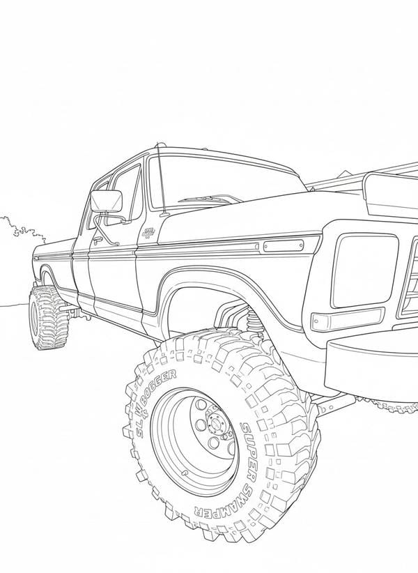 tô màu xe tải 17