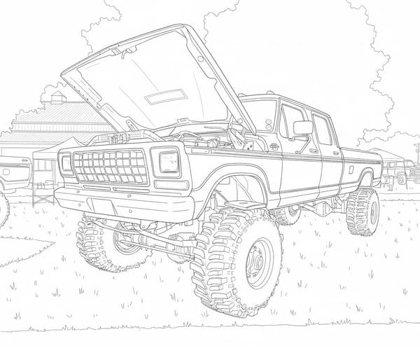 tô màu xe tải 18