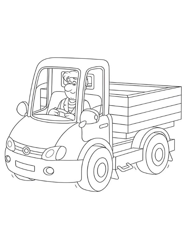 tô màu xe tải 19