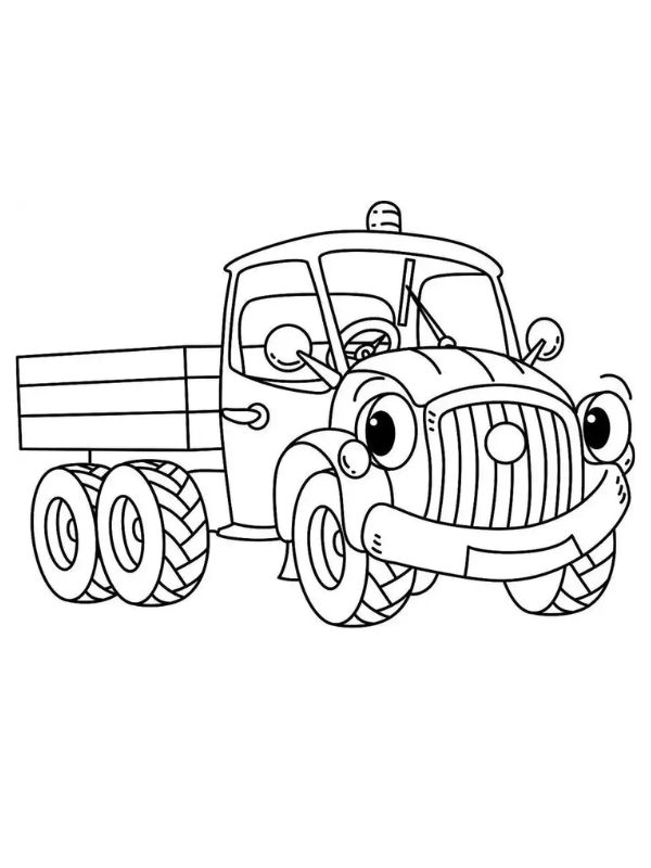 tô màu xe tải 22