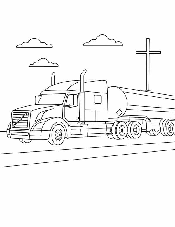 tô màu xe tải 4