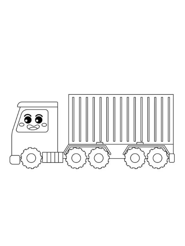 tô màu xe tải 8