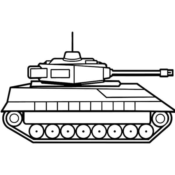 tô màu xe tăng 12