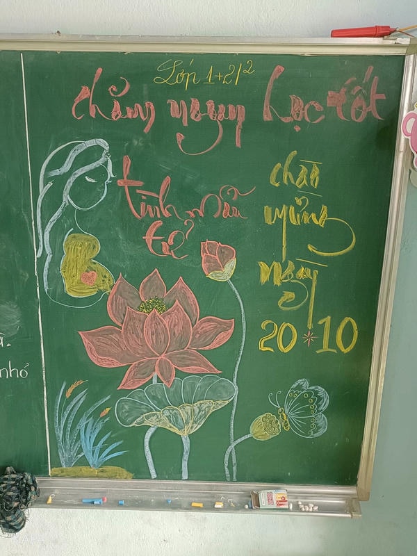 trang trí bảng 20 10 13