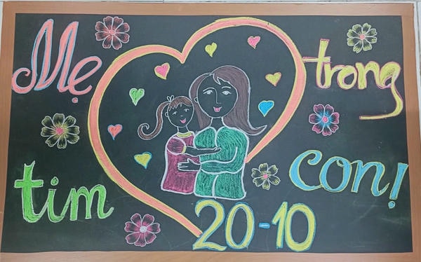 trang trí bảng 20 10 20