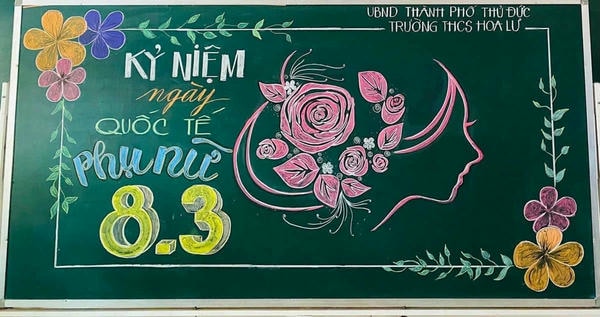 trang trí bảng 8 3 1