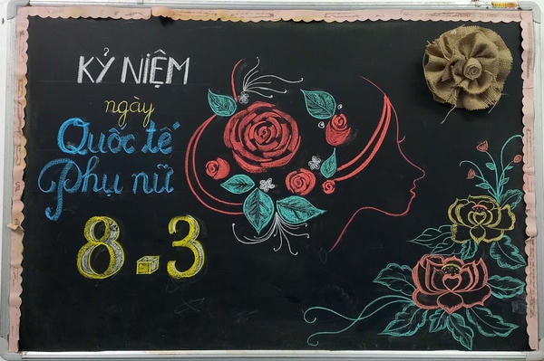 trang trí bảng 8 3 10