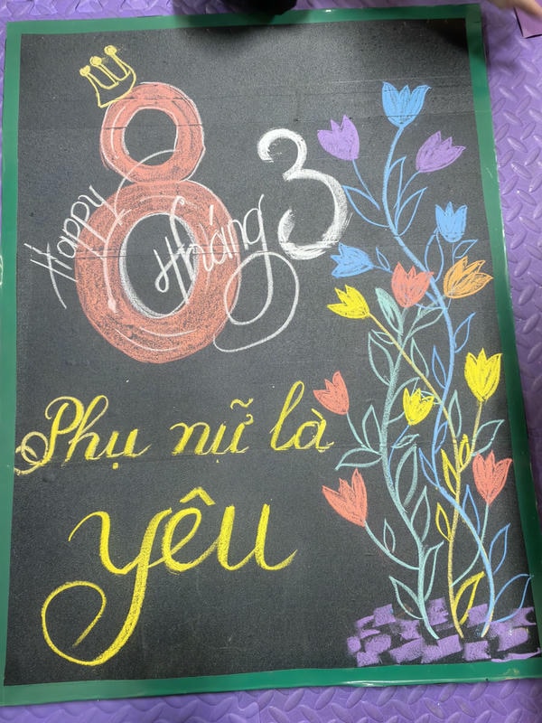 trang trí bảng 8 3 15