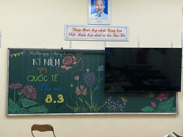 trang trí bảng 8 3 5