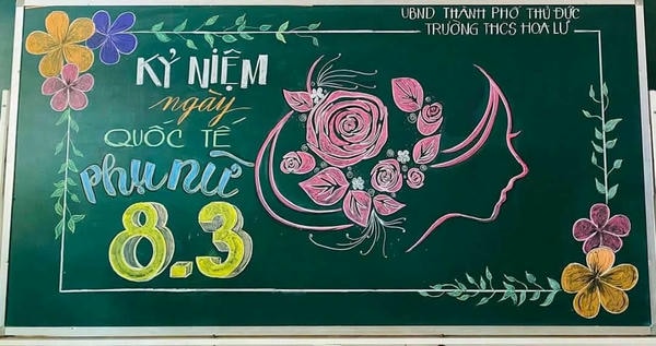 trang trí bảng 8 3 9