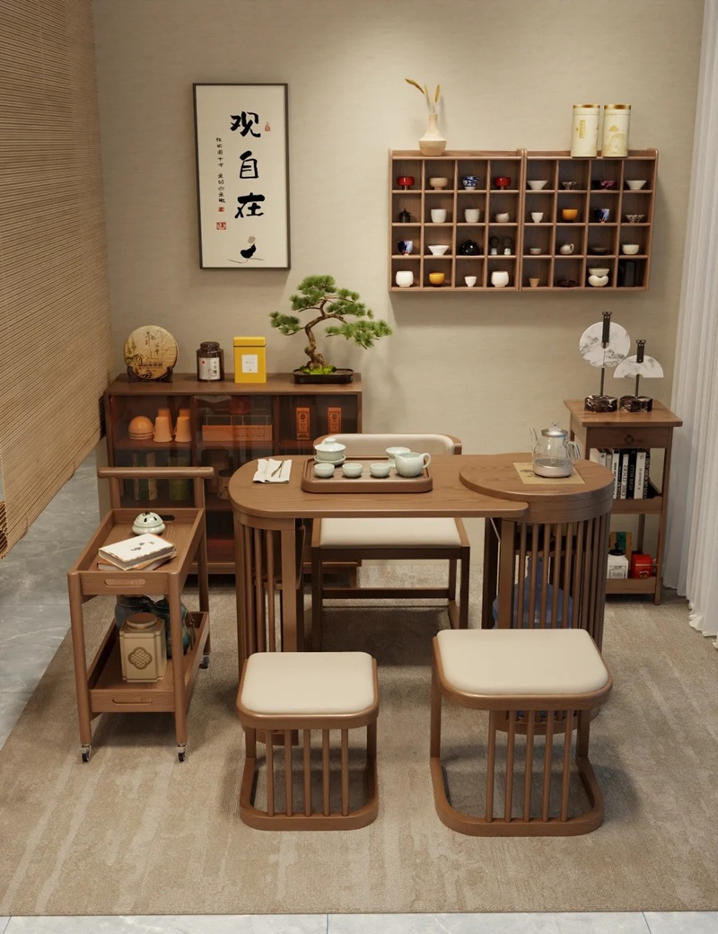 trang trí phòng trà 2