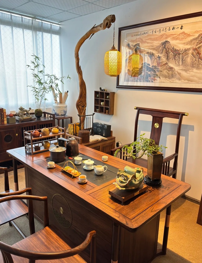 trang trí phòng trà 4