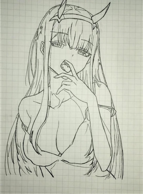 tranh tô màu anime girl ngầu​ 10