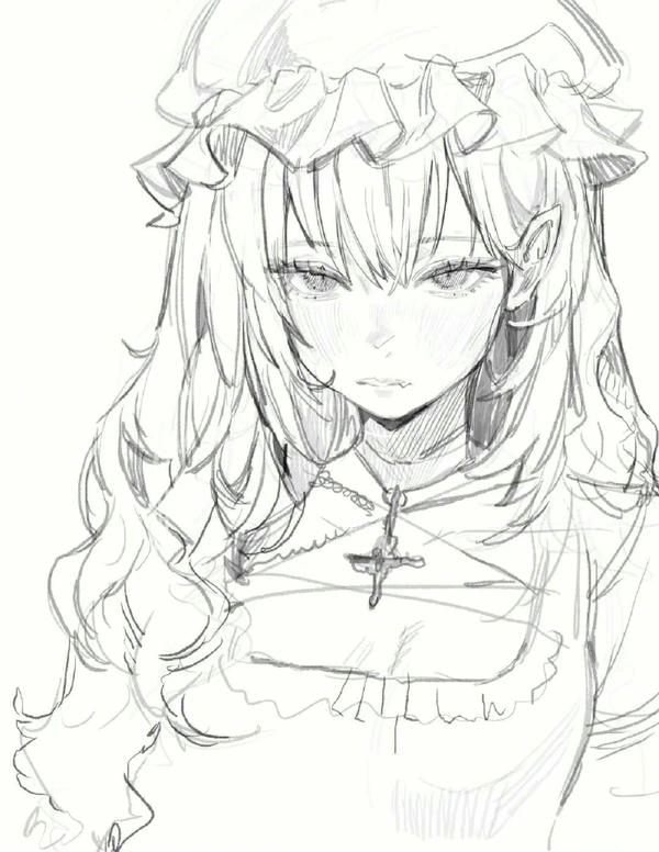 tranh tô màu anime girl ngầu​ 14