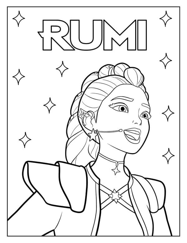 tranh tô màu anime girl ngầu​ 17