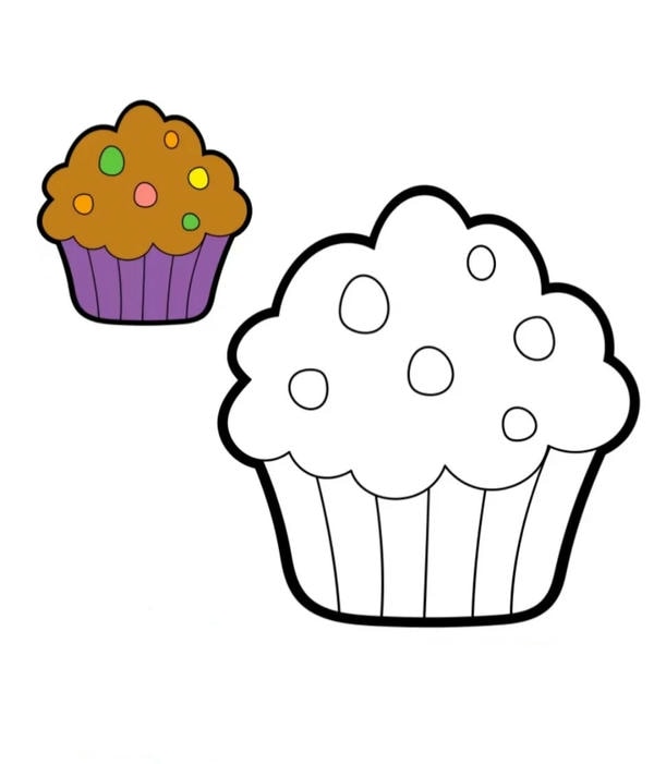 tranh tô màu đồ ăn 11