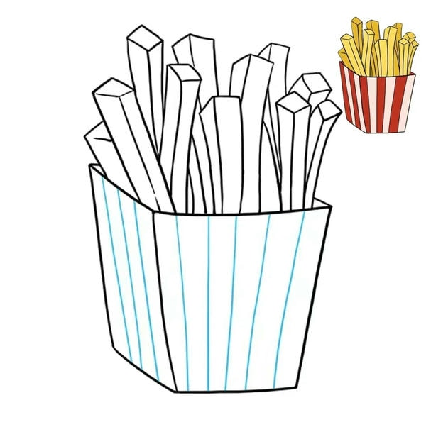 tranh tô màu đồ ăn 14