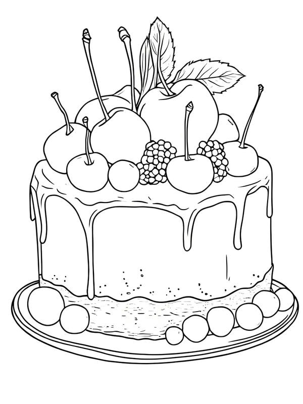 tranh tô màu đồ ăn 19