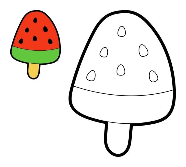 tranh tô màu đồ ăn 29