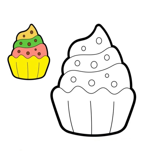 tranh tô màu đồ ăn 30