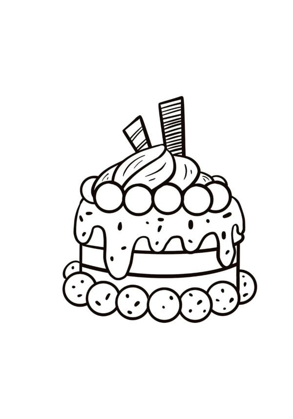 tranh tô màu đồ ăn 33