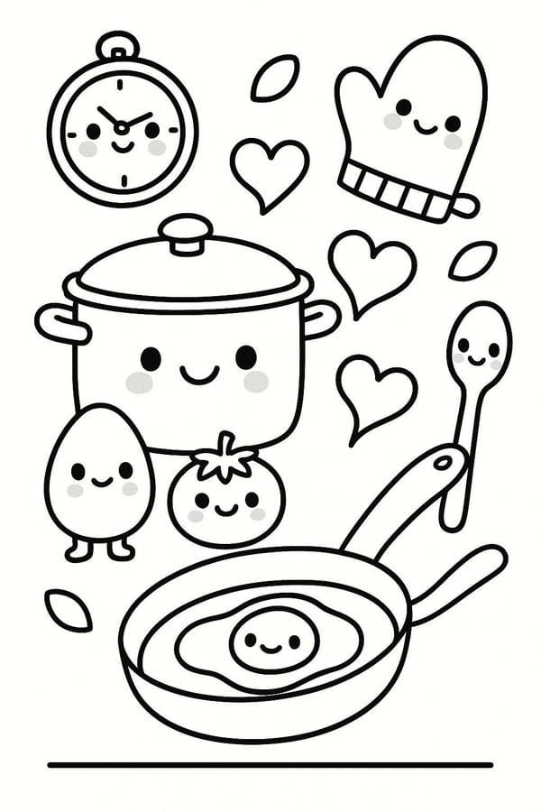 tranh tô màu đồ ăn (4)