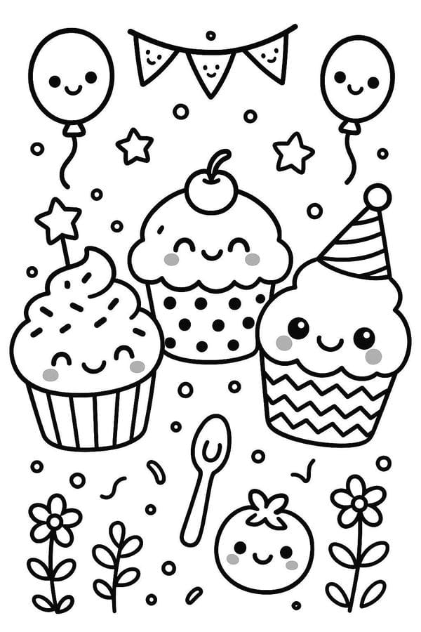 tranh tô màu đồ ăn (5)