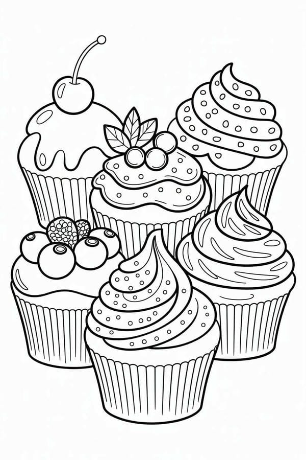 tranh tô màu đồ ăn (9)