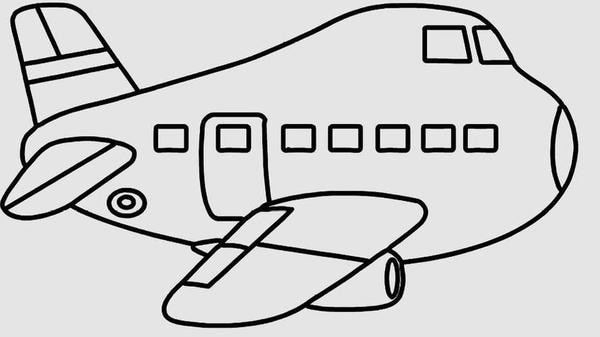 tranh tô màu máy bay 11